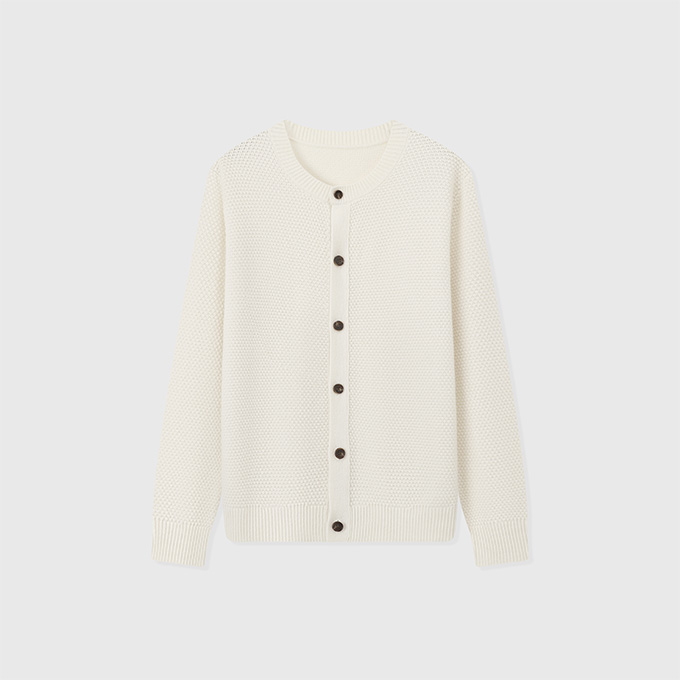 loro piana azalea crew neck cardigan